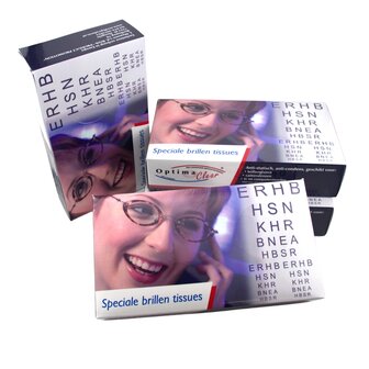 Optima Clear Speciale brillen tissues (4 dozen).