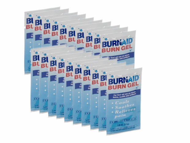 Burnfree brandwonden gel, doos van 20 stuks